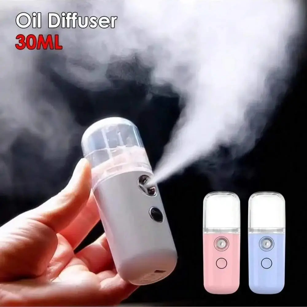 USB Mist Facial Sprayer Humidifier Rechargeable Nebulizer Face Steamer Moisturizing Beauty Instruments Face Skin Care Tools Quick Pick Grocers